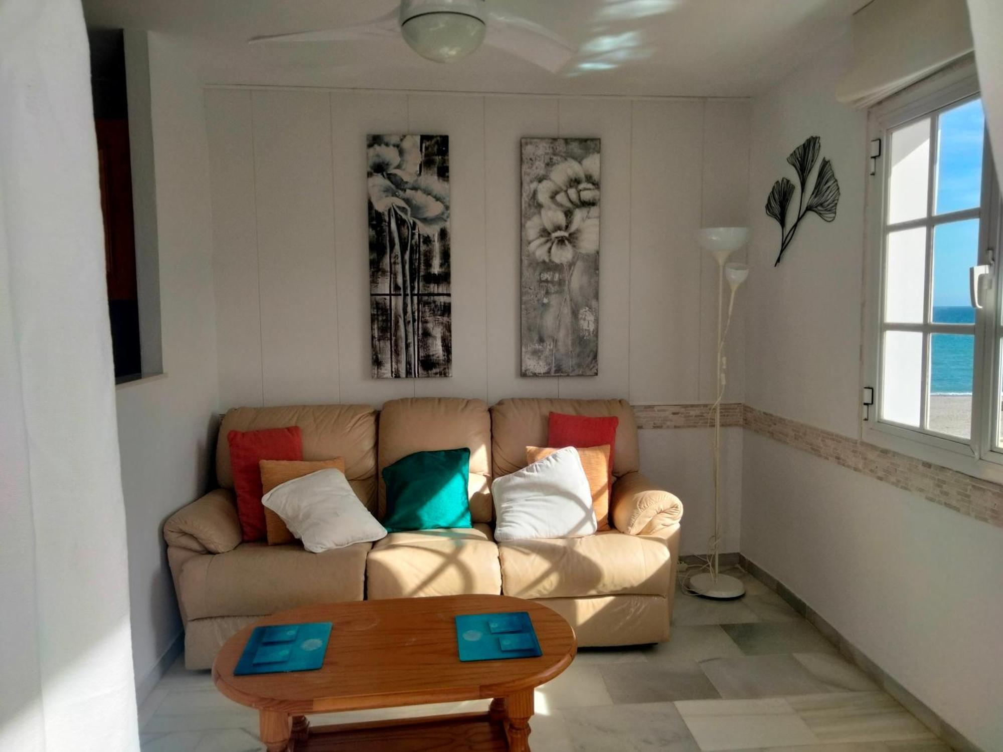 Apartamento Primera Linea De Playa Манилва Екстериор снимка