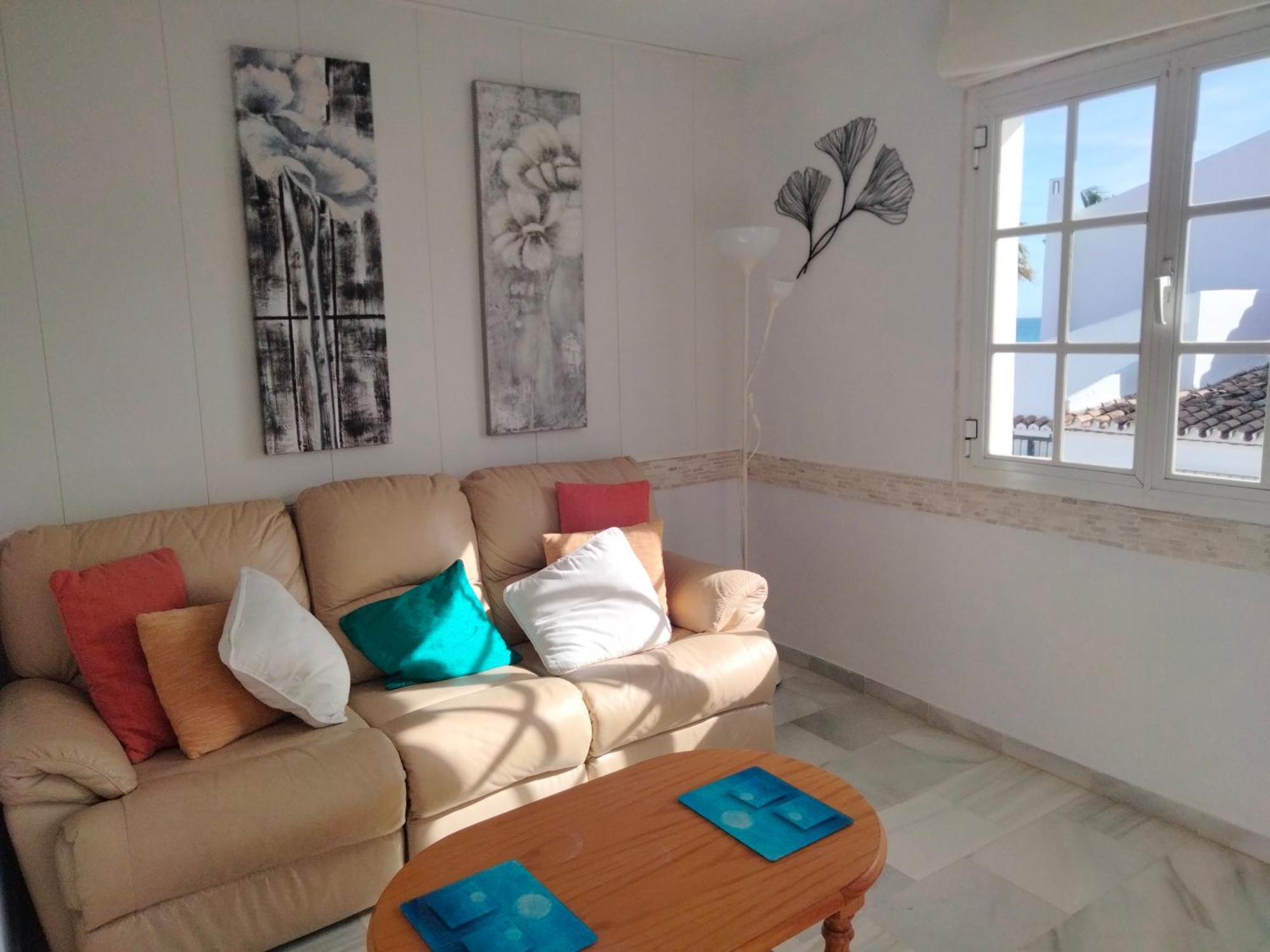 Apartamento Primera Linea De Playa Манилва Екстериор снимка